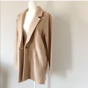 NWT Rachel Zoe wool blend single button coat